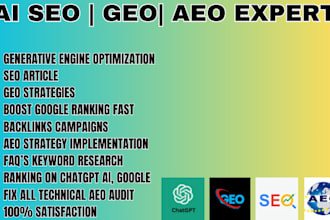 do aeo, generative engine optimization, geo, ai, chatgpt, claude, gemini, llm