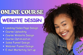 design kajabi kartra thinkific teachable online course website sales funnel