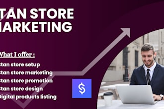 do stan store marketing, stan store promotion, stan store setup, digital product