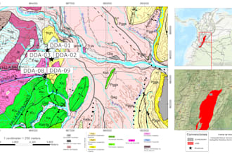 create professional maps using qgis or arcgis for your reports or research