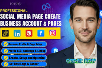 facebook business page create and setup, social media page setup and accounts