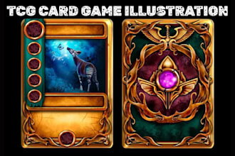 create custom tcg card template card game design trading card game, board game