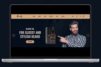 design beard care shopify store beard oil website essential oil hair care store