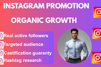 organically promote your instagram with real active followers