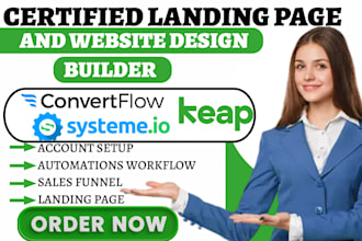 design convertflow landingi landing page convertri keap system io website design