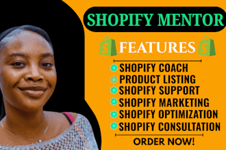 be your ecommerce expert shopify mentor to help grow your online shopify store