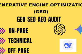 do ai SEO and GEO to rank your website 1st on chatgpt, gemini, and google