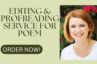 do editing and proofreading non fiction novel poetry video script blog post