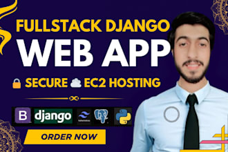 develop python django website and web application for you