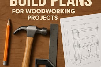 design and create build plans for woodworking projects