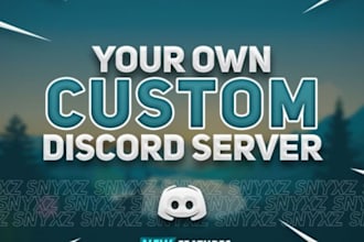 setup a professional discord server for fivem, rust,dayz or crypto in 24 hours