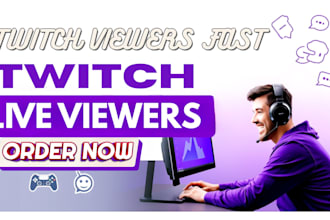 do twitch channel promotion to get twitch live viewers followers and chatters
