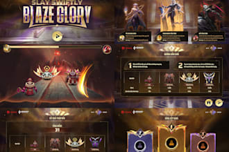 design professional UI,UX for your 2d game