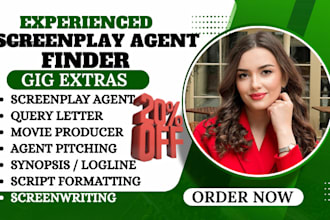 find active producers agents for movie script screenplay, tv series synopsis