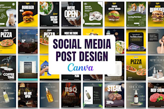 design social media post, canva template, ads for instagram, facebook, linkedin