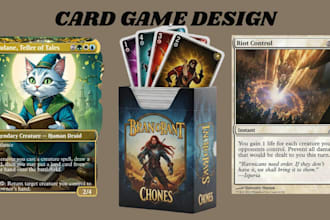 design trading card template deign tcg ccg frame card box mock up tuck box