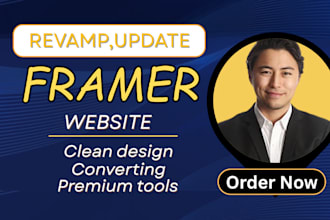 update and revamp your framer ai wireframer website design