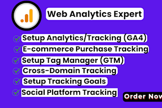 setup google analytics 4, ga4 ecommerce tracking,  by GTM