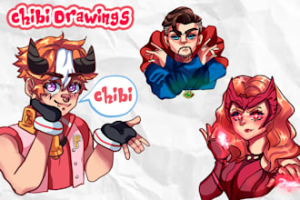 draw cute chibi illustrations