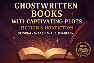 ghostwrite unique books and ebooks with great plots