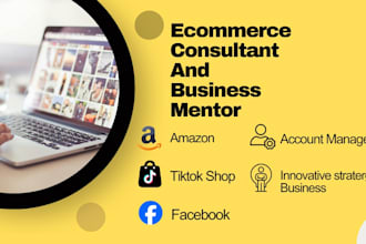 be your ecommerce consultant and  business coach