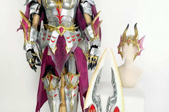 do wearable full knight armor cosplay model cosplay armor props design 3d helmet