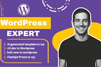 convert your ai generated website design into a responsive wordpress site