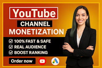 do complete youtube channel monetization