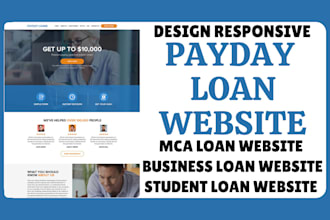 design payday loan website mca loan student loan business loan website