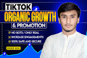 grow and promote your tiktok account organically