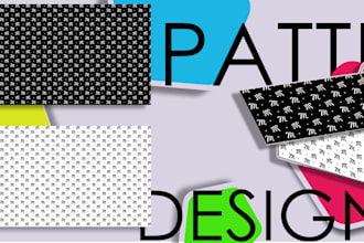 create custom seamless pattern designs for fabric or print
