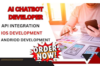 develop ai app, build ecommerce ios app, api integration