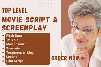 write script treatment tv series bible pilot script and design film pitch deck