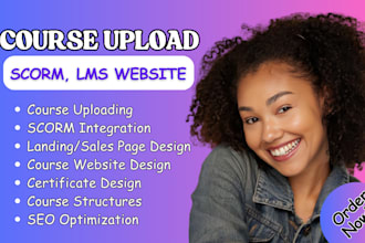 do course upload on thinkific learnworld learndash lms website scorm