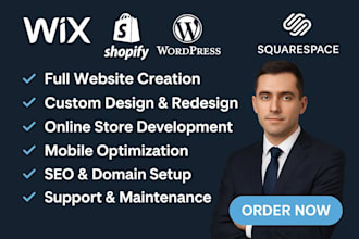 do onpage seo technical service for wordpress, wix, shopify, squarespace website