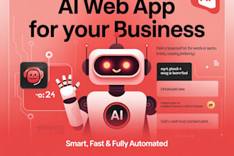 develop ai mobile app ai web app ai chatbot and custom mobile app