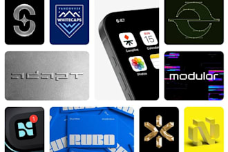 make icon website or mobile app logo design in 24 h