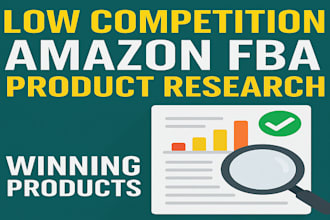 do low competition amazon fba product research for winning products