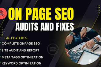 do technical website on page seo audits fixes analysis meta tags optimization