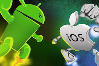 do mobile app development for ios and android, build app using flutter