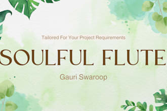 provide indian flute music for projects and bgms