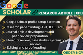 write, backdate,  publish, research article in a  ranked google scholar journal