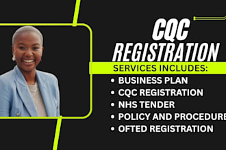 do cqc ofsted registration nemt homecare courier group home tender business plan
