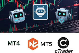 code an expert advisor trading robot for mt4 mt5 ninjatrader ctrader and binance