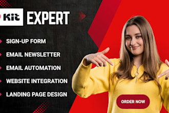 setup your convertkit newsletter email template beehiiv landing page automation