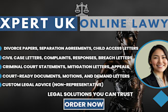 expertly draft divorce, civil, criminal lawyer, legal advice and legal documents