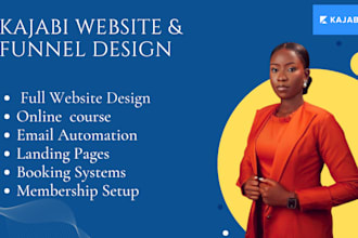 kajabi website design kajabi funnel thinkific podia online