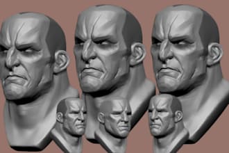 3d character sculpting metahuman avatar stylized sculpts nfts game ready vtuber