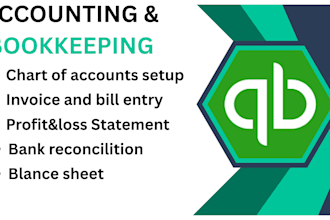 do setup, clean up and bookkeeping in quickbooks online,xero