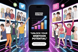 do organic promotion for your webcomic webtoon manga tapas comics